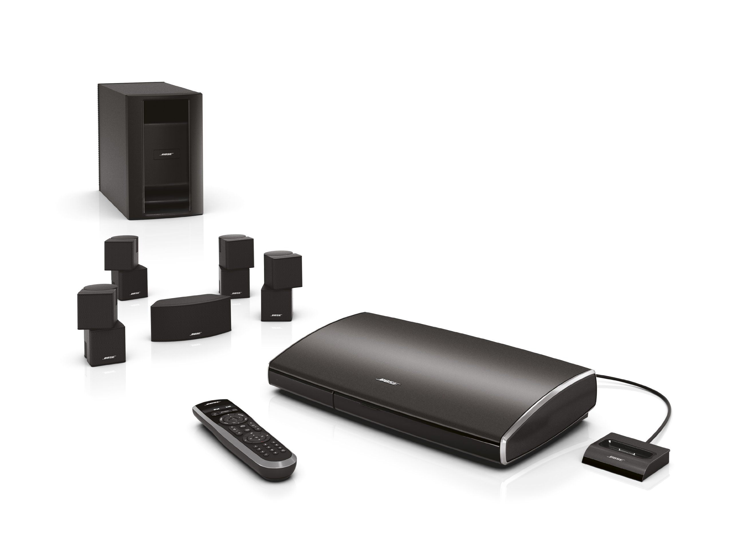 BOSE Lifestyle V35 ホームシアター Bose Lifestyle V35 HDMI, iPod-interface: directe verbinding
